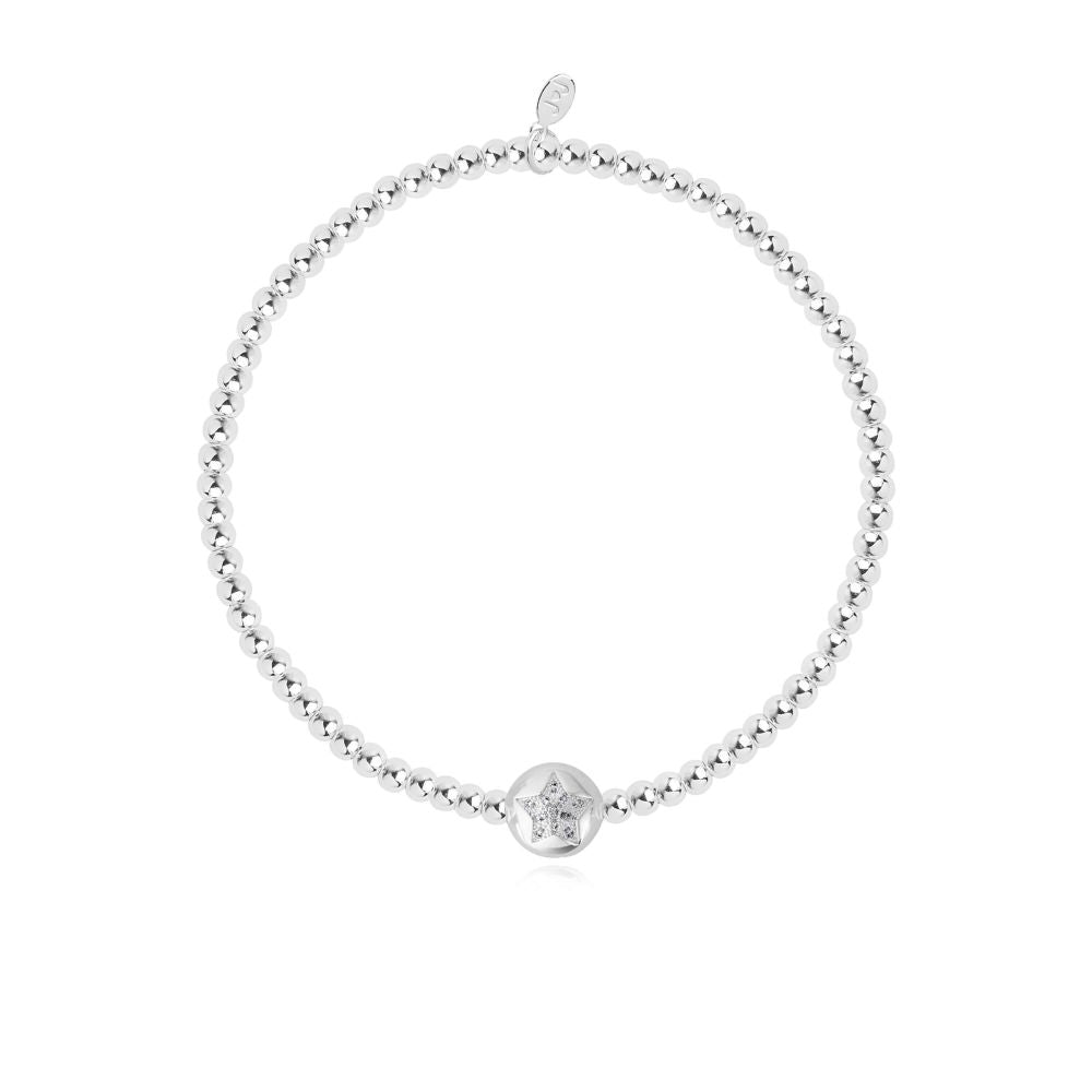 A Littles | Happy Birthday Darling Daughter | Silver | Bracelet | 17.5cm Stretch