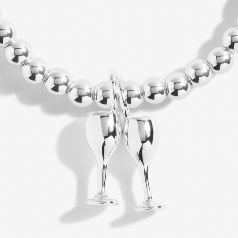 Celebration Set | Congratulations | Silver | Set Of 3 Bracelets | 17.5cm Stretch