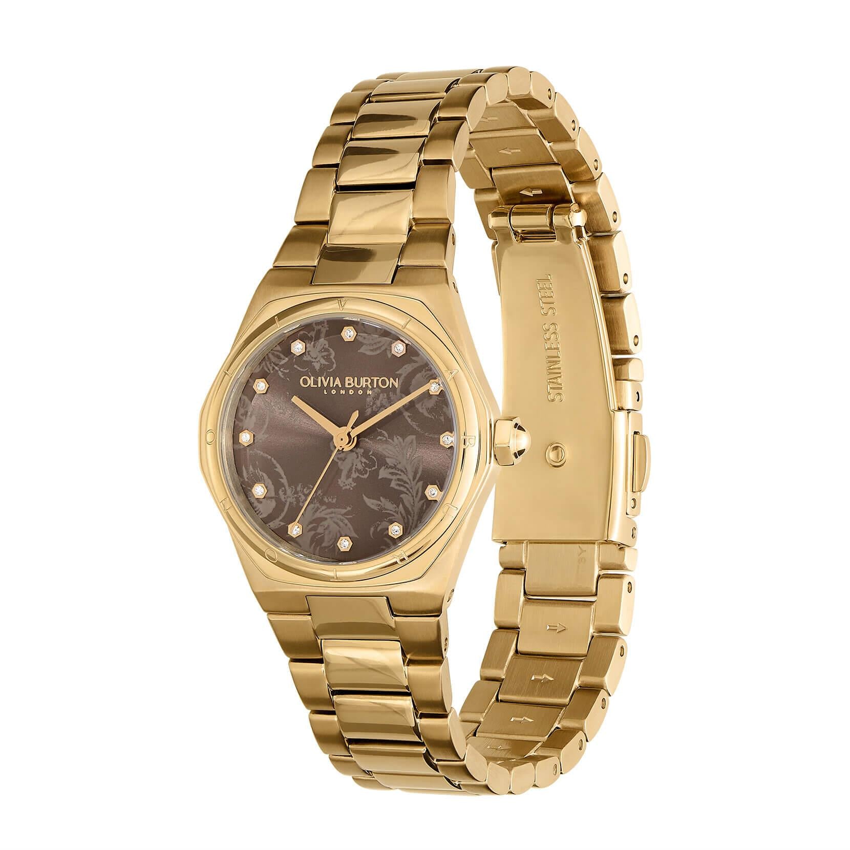 Mini Hexa Mushroom & Gold Bracelet Watch