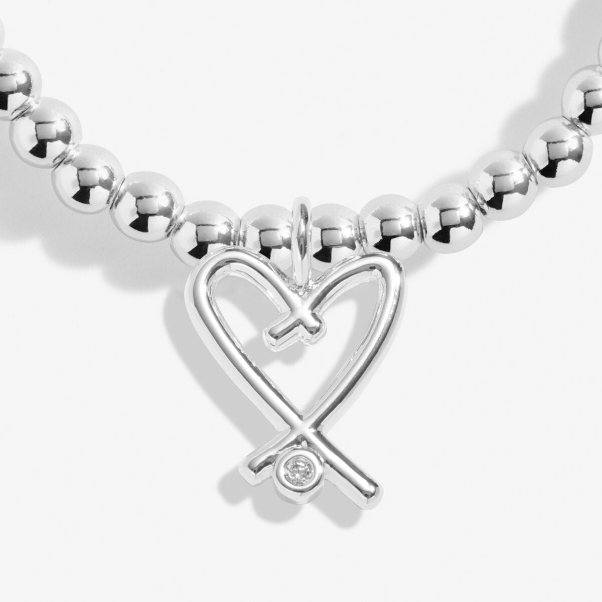 A Little 'Beautiful Wife' Silver Plated Bracelet
