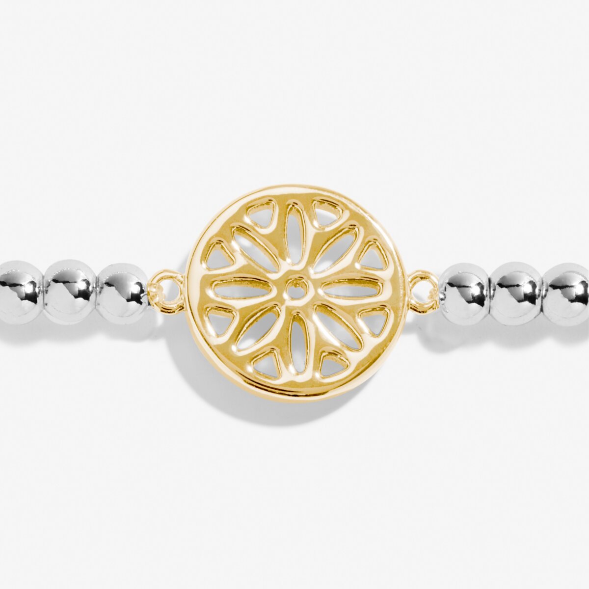A Little 'Peace' Silver & Gold Plated Bracelet