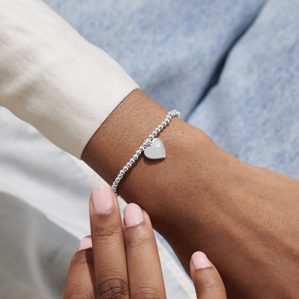 A Little 'You're Going To Be An Auntie!' Silver Plated Bracelet