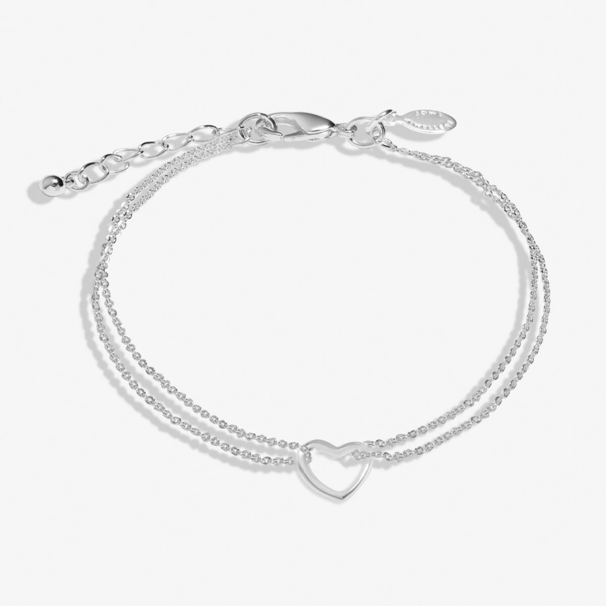 Silver Plated Heart Anklet