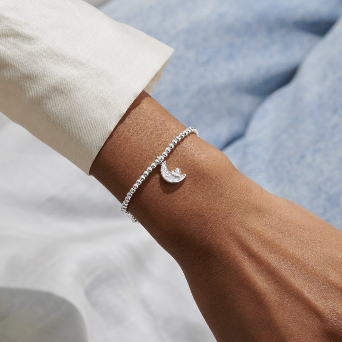 Confetti A Little 'Love You To The Moon & Back' Silver Plated Bracelet