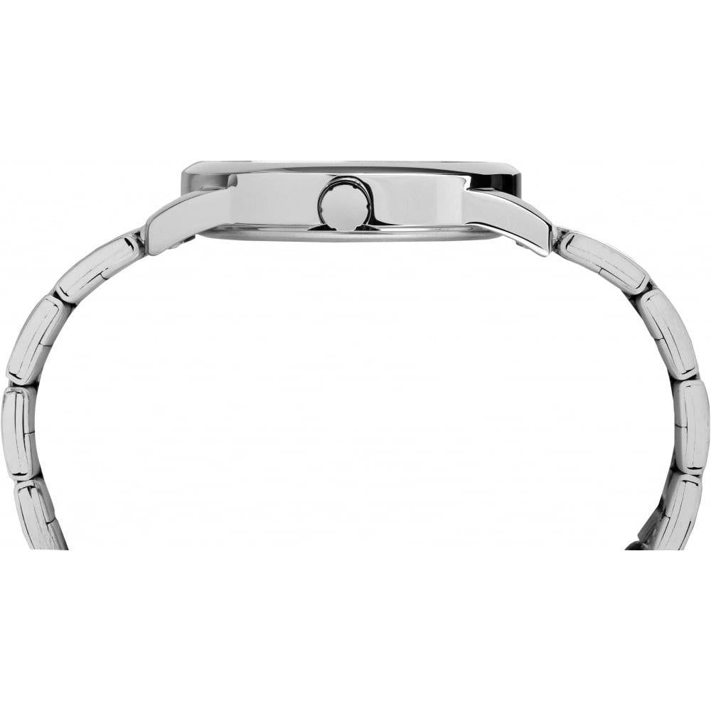 Mens Easy Reader Silver-Tone Bracelet/ White Dial