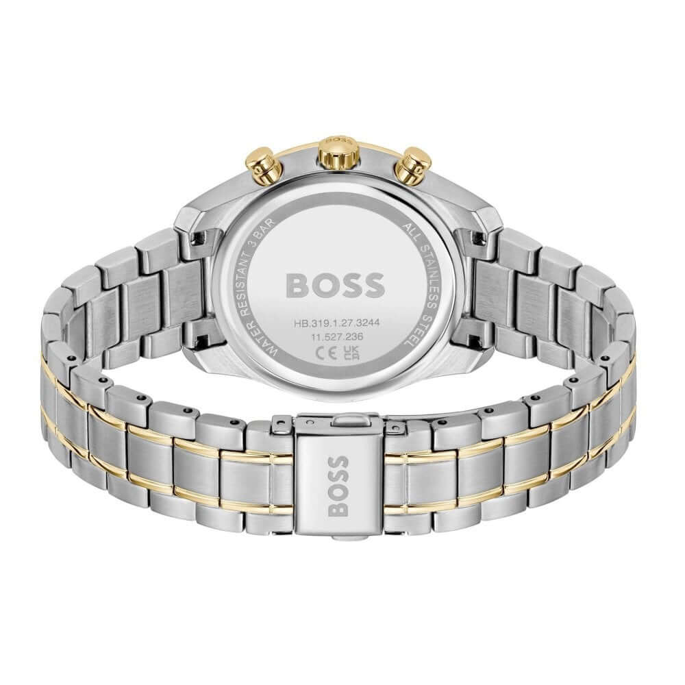 Grand Tour Green Dial With Two Tone Bracelet Strap Womens Watch