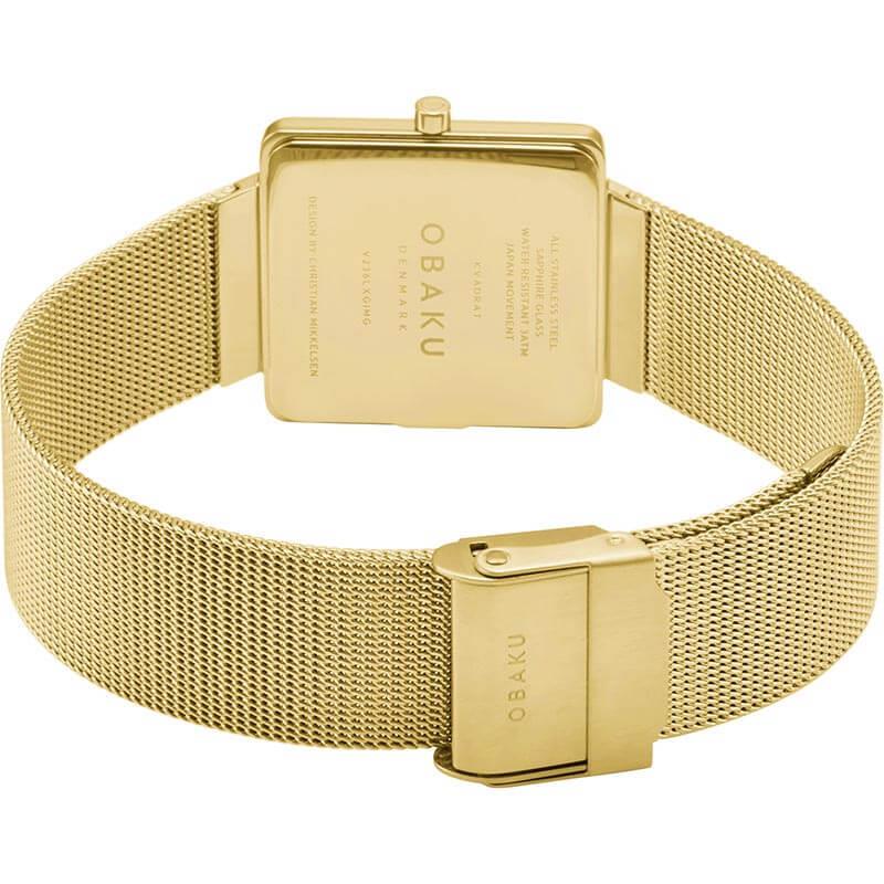 KVADRAT - GOLD Ladies Watch