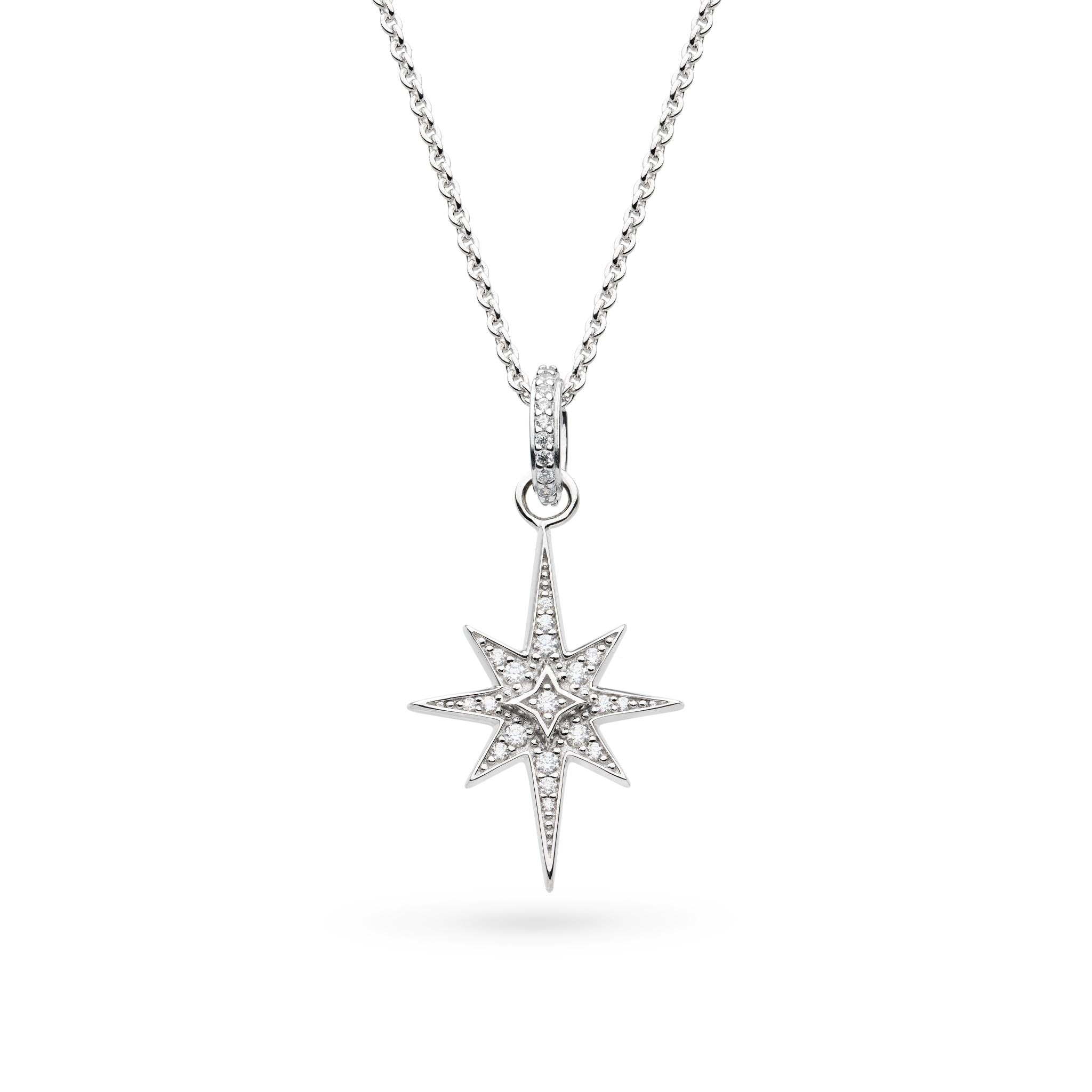 Céleste North Star CZ RP Midi 18″ Necklace