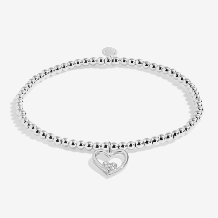 A Little 'Mummy And Bump' Silver Plated Bracelet