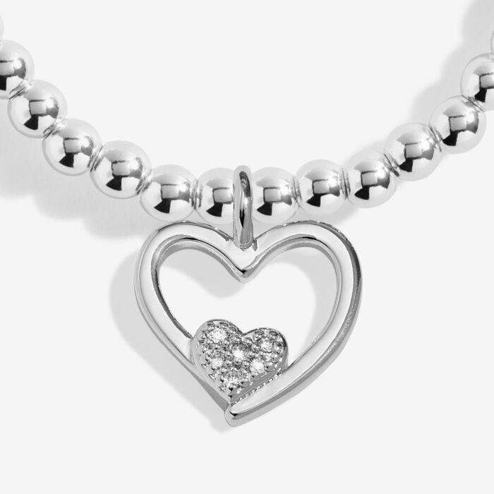 A Little 'Mummy And Bump' Silver Plated Bracelet