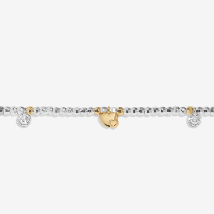 Sparkle Confetti A Little 'Mummy To Be' Silver & Gold Plated Bracelet
