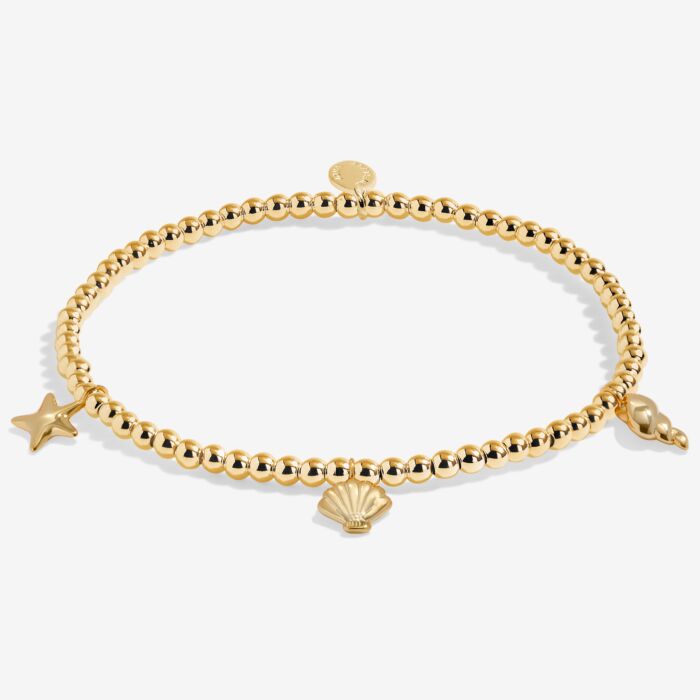 Shell Charms Gold Plated Anklet