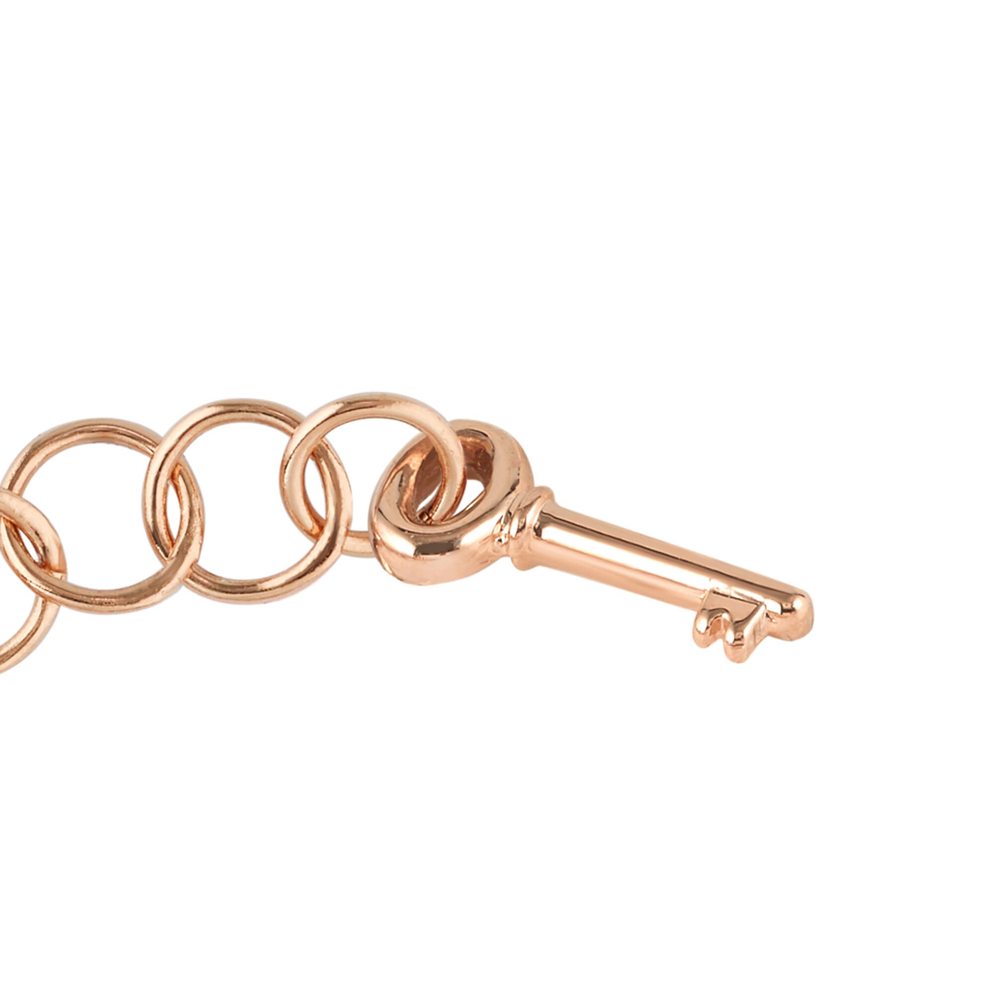 Rose Gold Plated Beads Ladies Bracelet