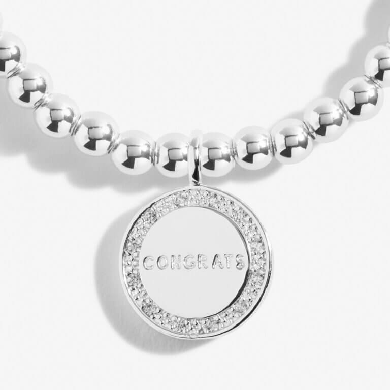 Celebration Set | Congratulations | Silver | Set Of 3 Bracelets | 17.5cm Stretch