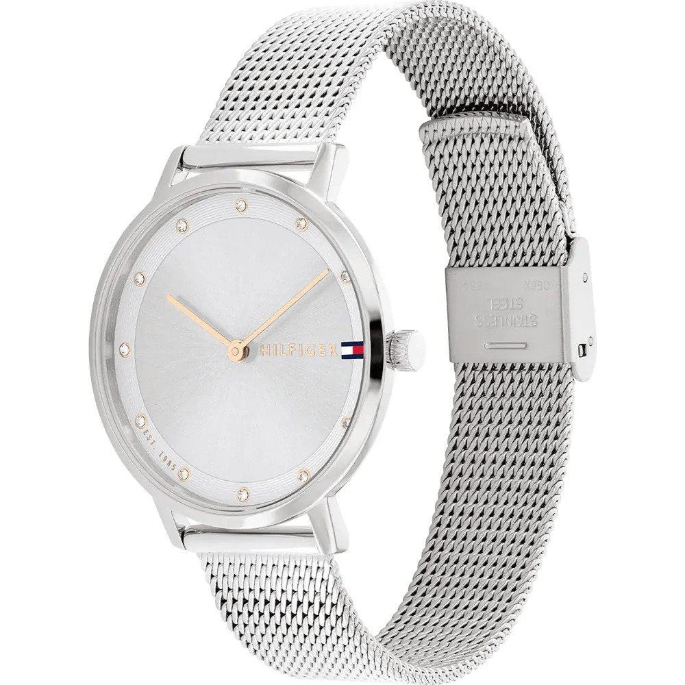 Pippa SS Mesh Strap With Silver Dial Ladies Watch