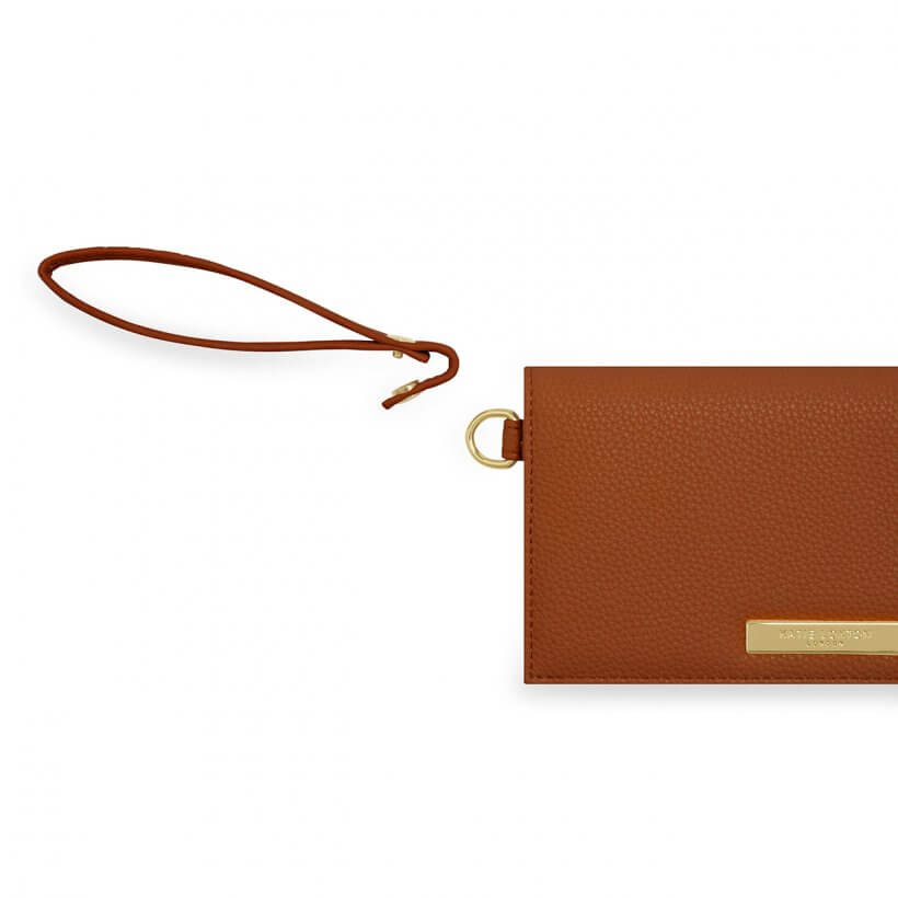 Cleo Wristlet | Cognac