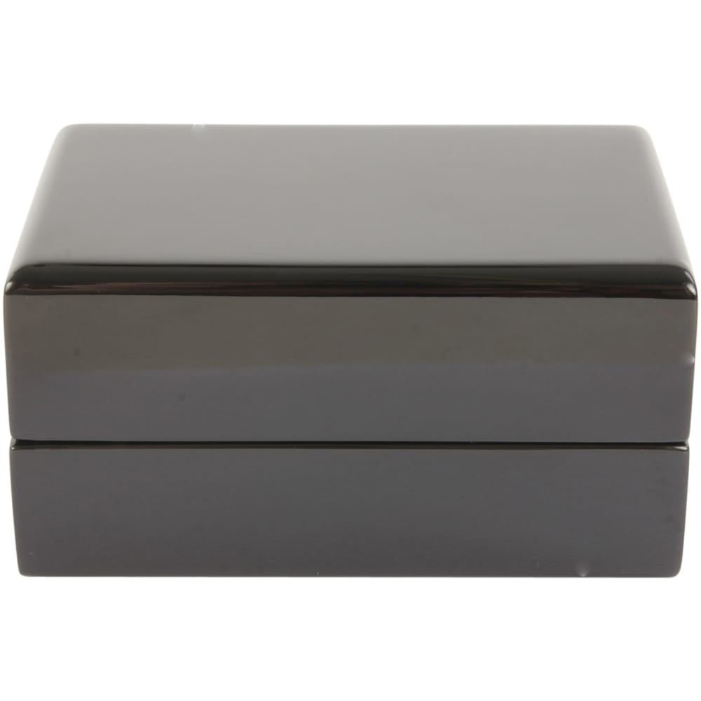 Oval Enamel Black David Aster Cufflinks
