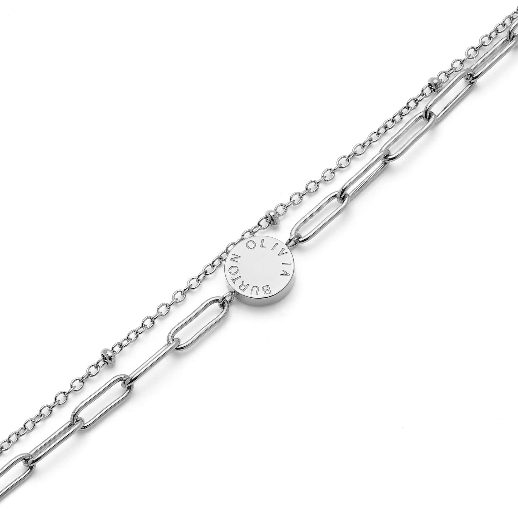 Classic Illusion Silver Stacking Bracelet