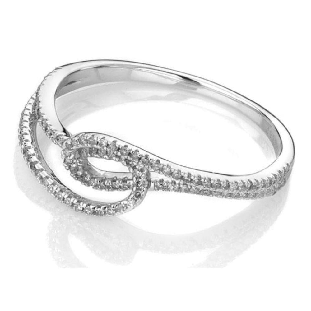 Flow Ring - White Gold
