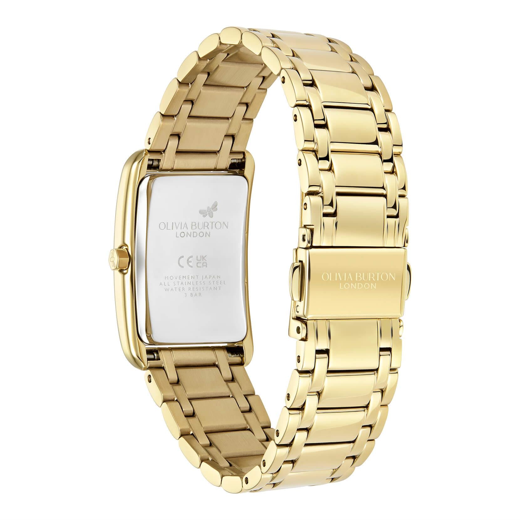Classic Grove Green Dial & Gold Plated Bracelet Strap Ladies Watch