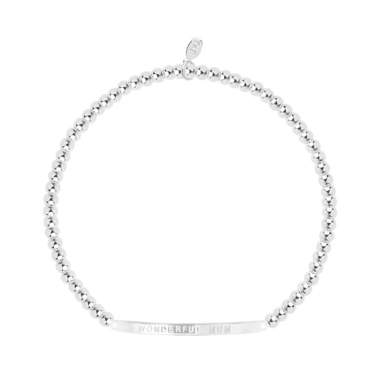 Occasion Gift Box | Merry Christmas Mum | Silver | Set Of 3 Bracelets | 17.5cm Stretch