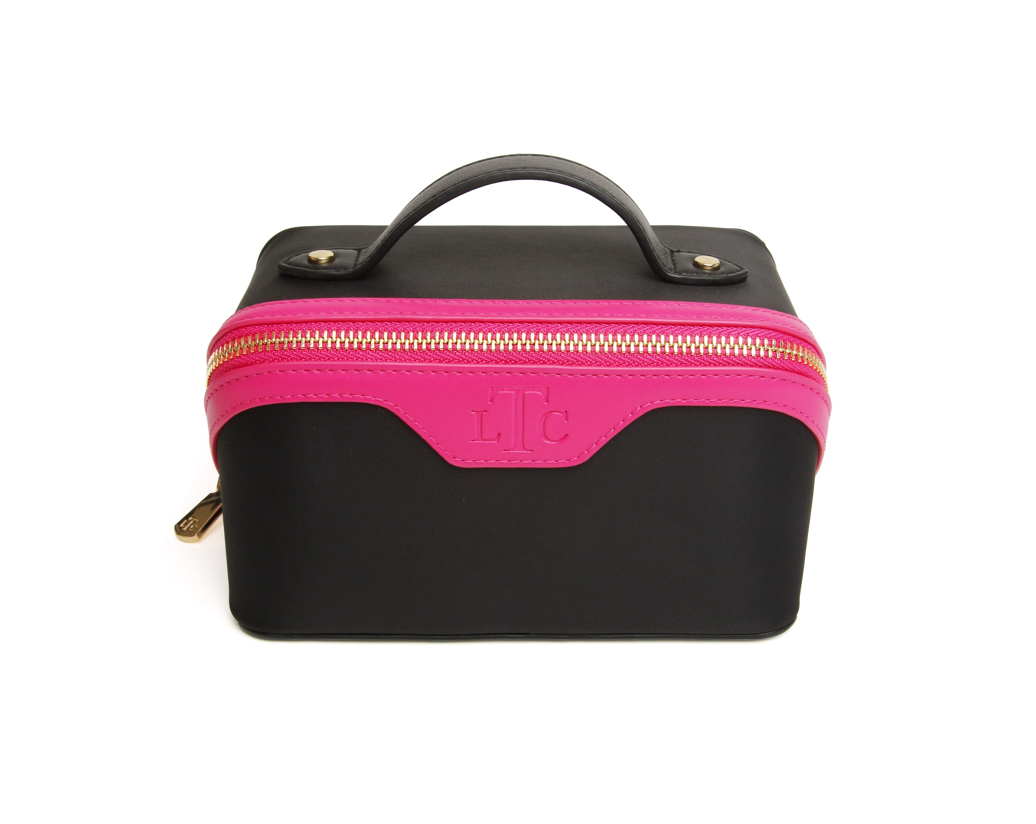 LTC - Black & Pink Mini Train Case