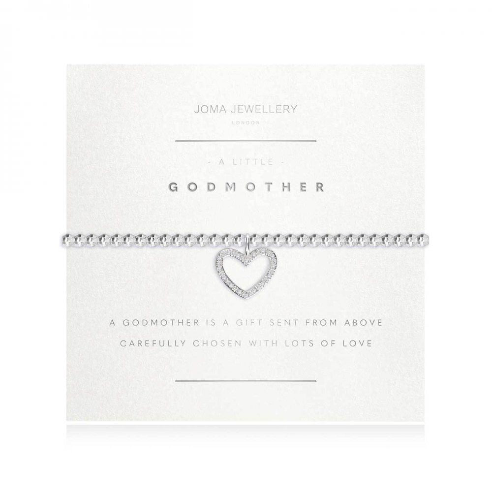 A Little | Godmother | Silver | Bracelet (Faceted) | 17.5cm Stretch
