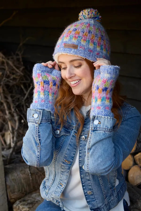Arundel Bobble Beanie Sky