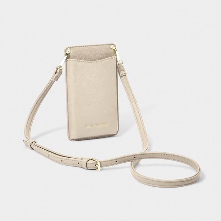 Bea Cell Bag | Light Taupe | 18cm X 10.5cm X 1.5cm