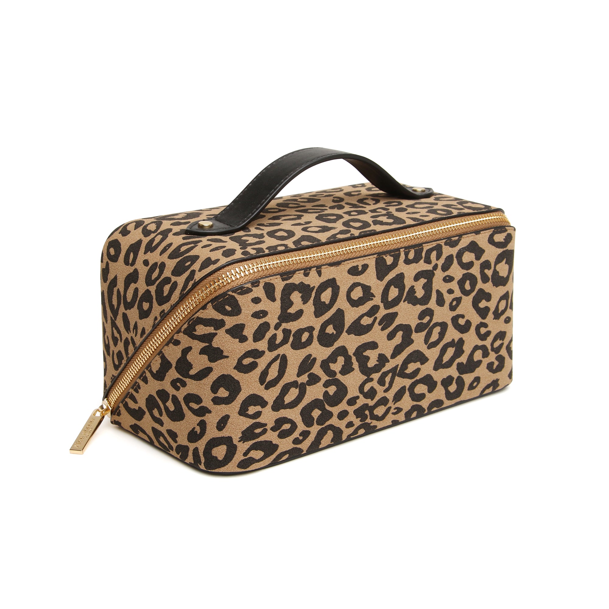 Dark Leopard Train Case