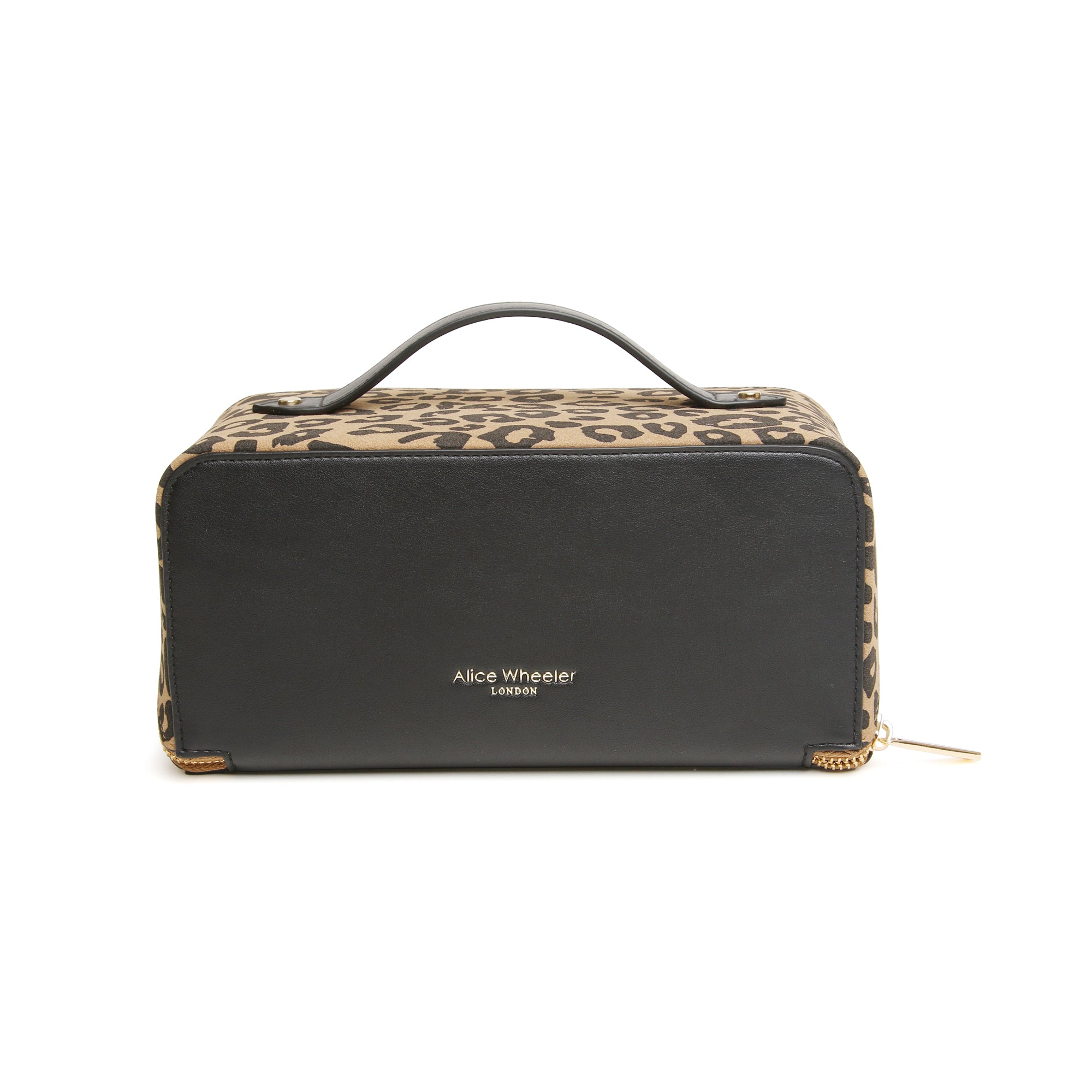 Dark Leopard Train Case