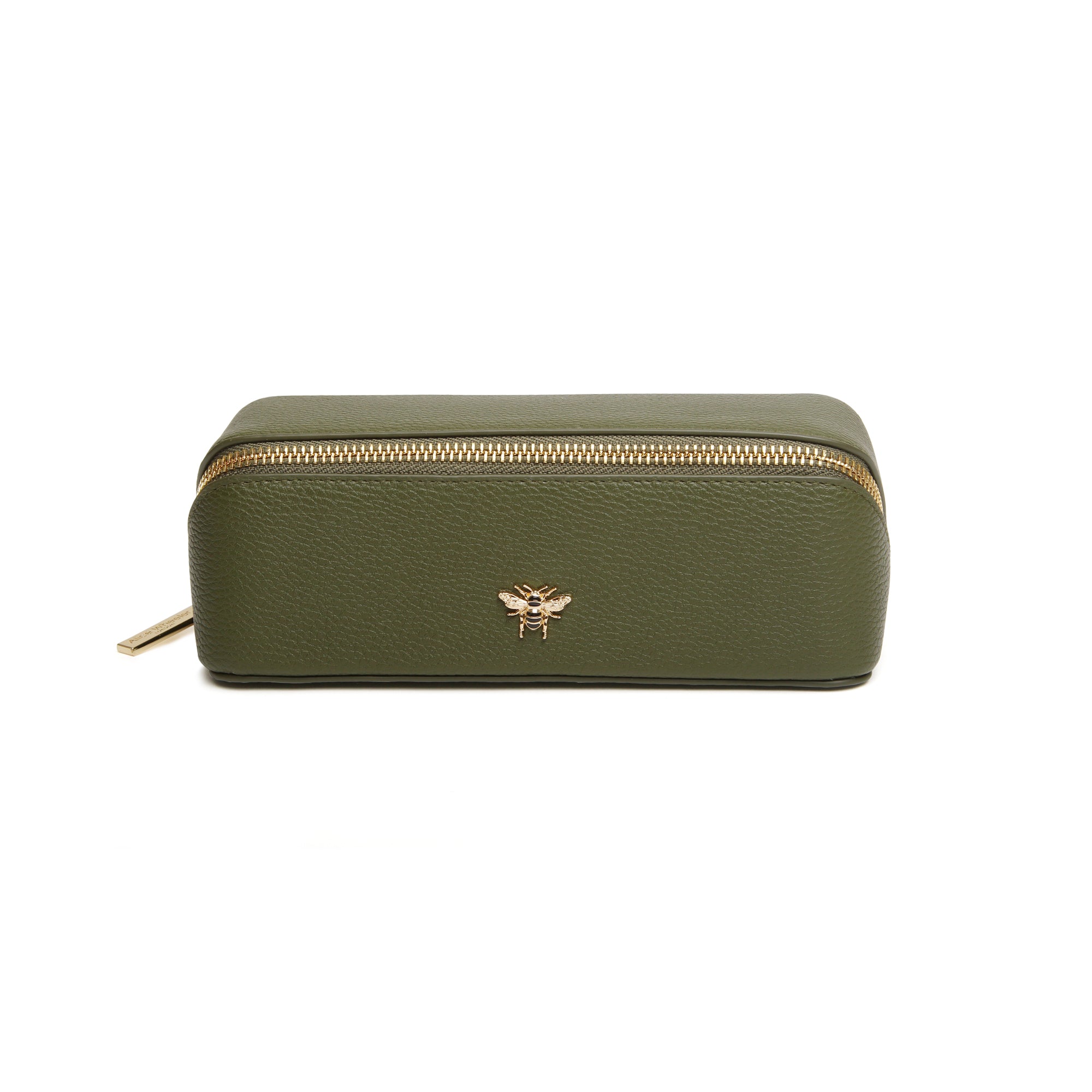 Small Train Case In Olive