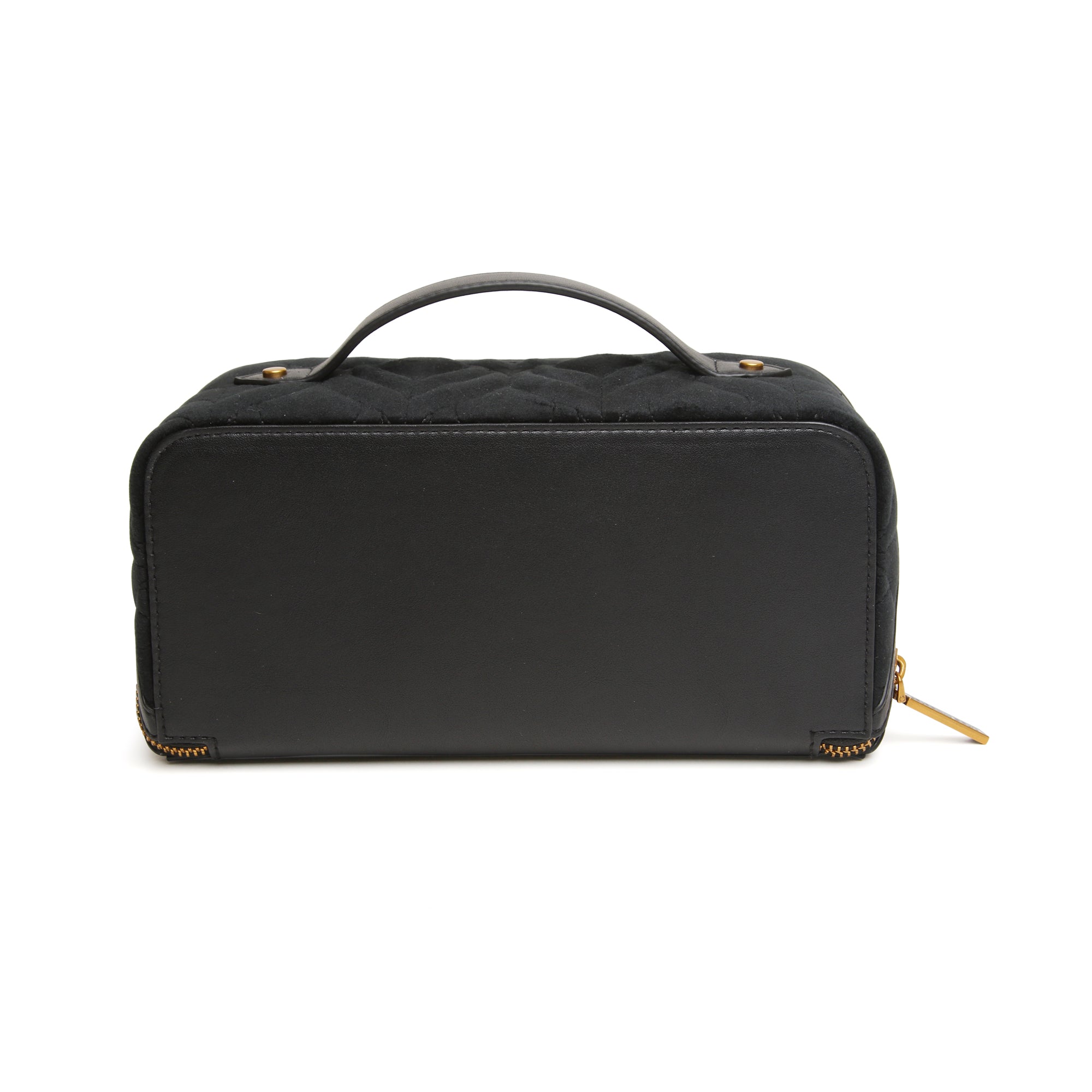 Velvet Train Case In Black