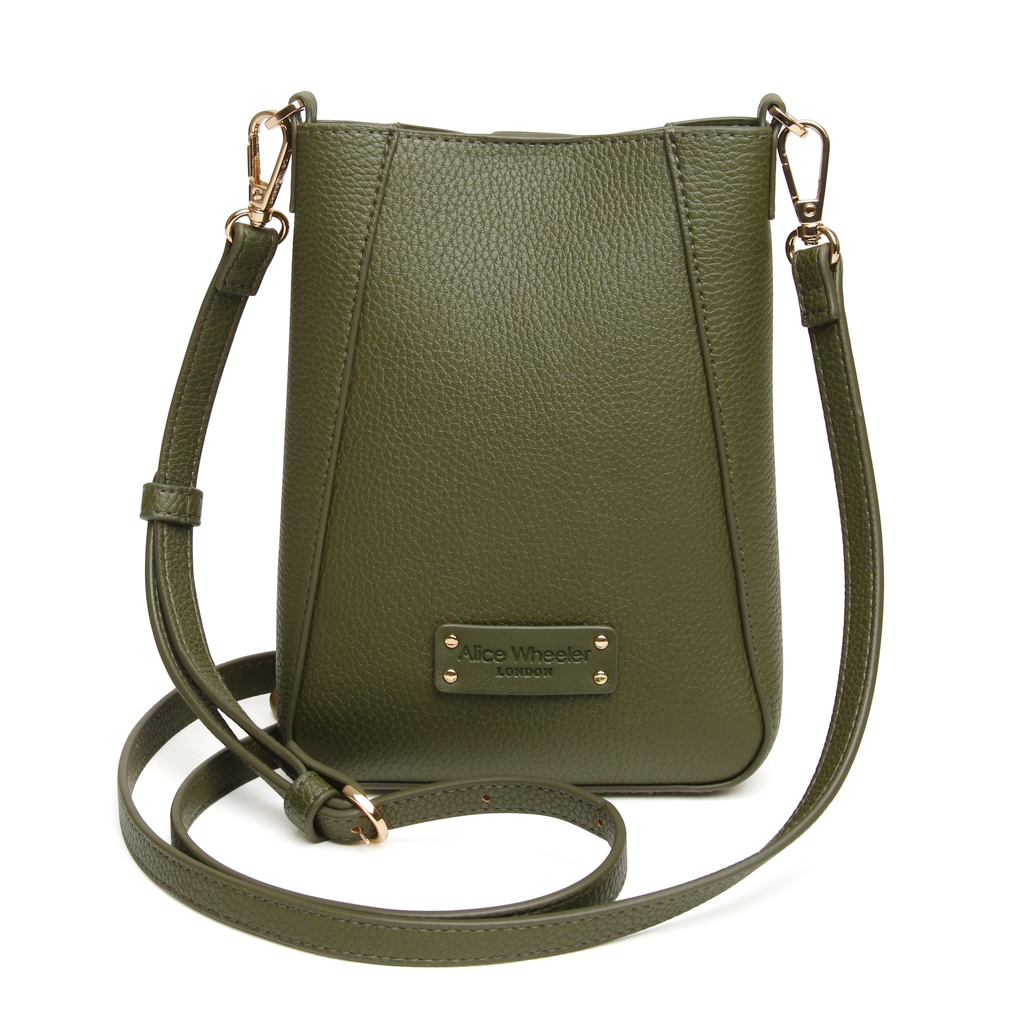 Kensington Phone Crossbody Bag In Olive