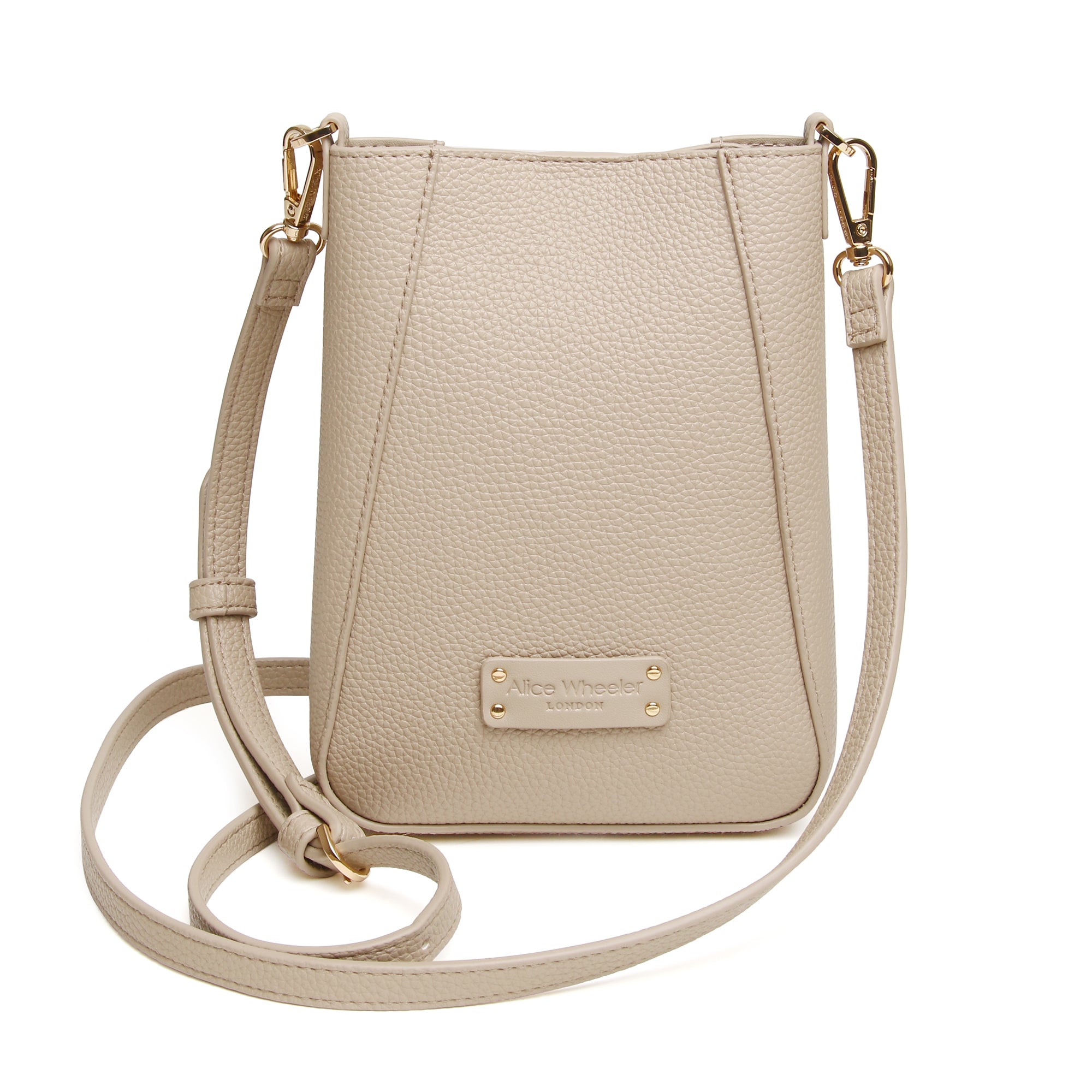 Kensington Phone Crossbody Bag In Stone