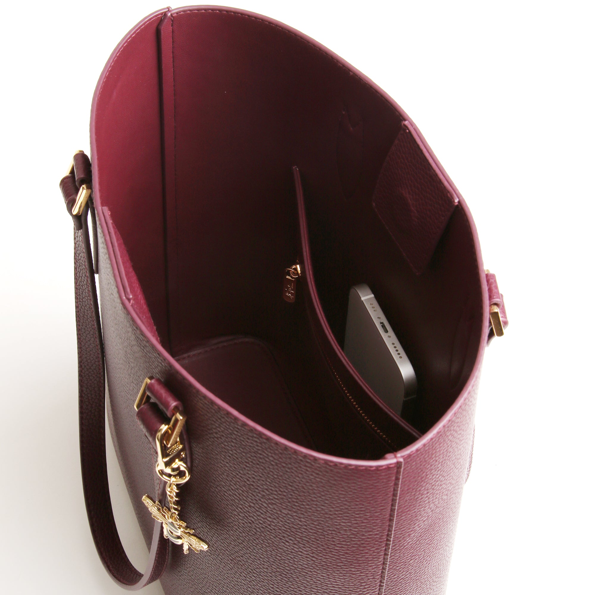 Marlow Tote Bag In Berry