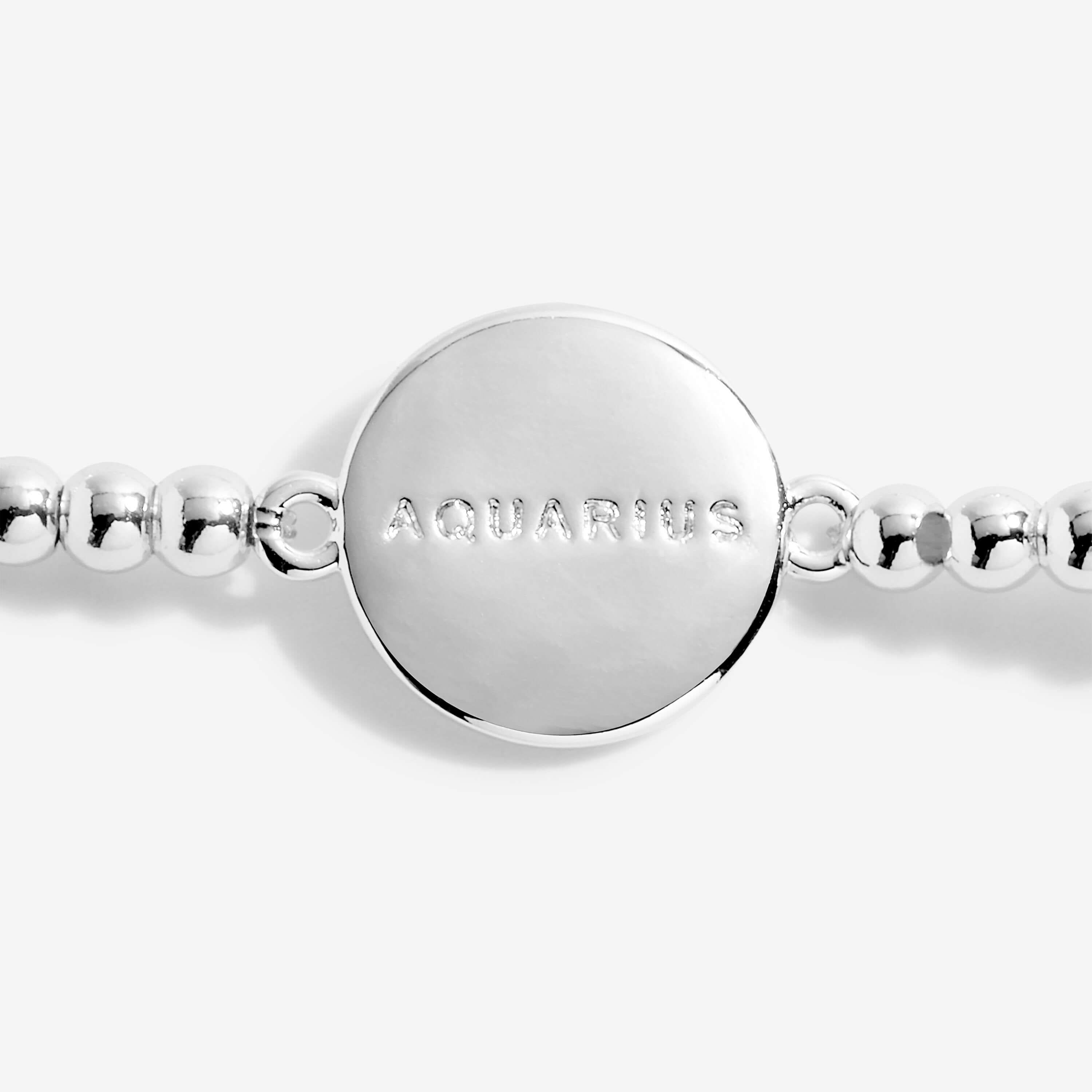 A Little | Aquarius | Silver | Bracelet | 17.5cm Stretch