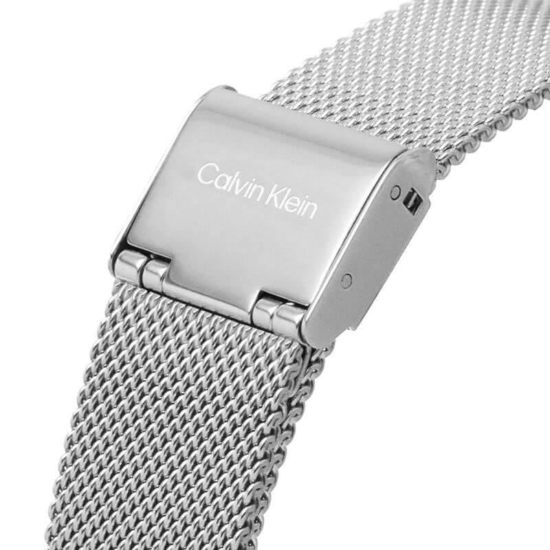 2H Two-Tone Paper Dial Stainless Steel Mesh Bracelet Ladies Watch