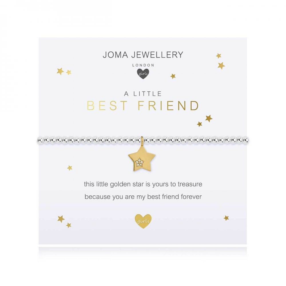 Children's A Little | Best Friend | Silver | Bracelet | 15.5cm Stretch