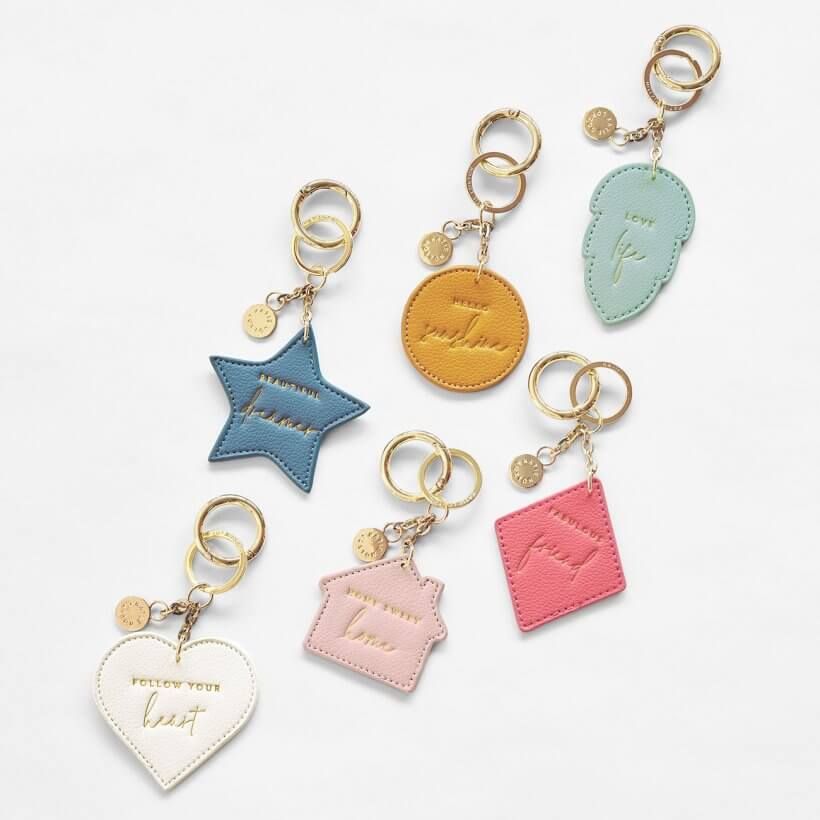 Chain Keyring | Love Life | Mint Green