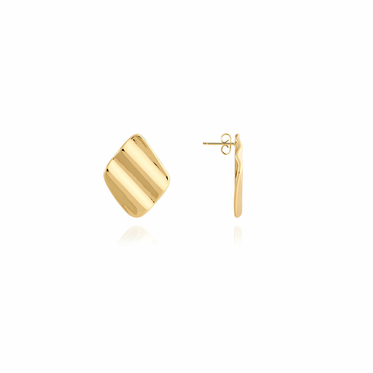 Amara | Gold Ripple | Earrings