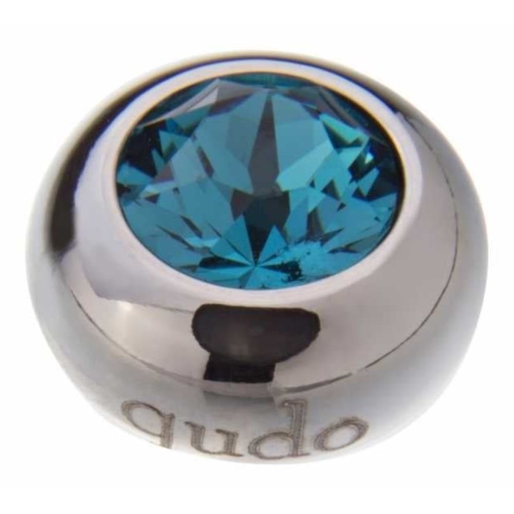 Famosa Silver 10mm Tondo Ring Top Indicolite
