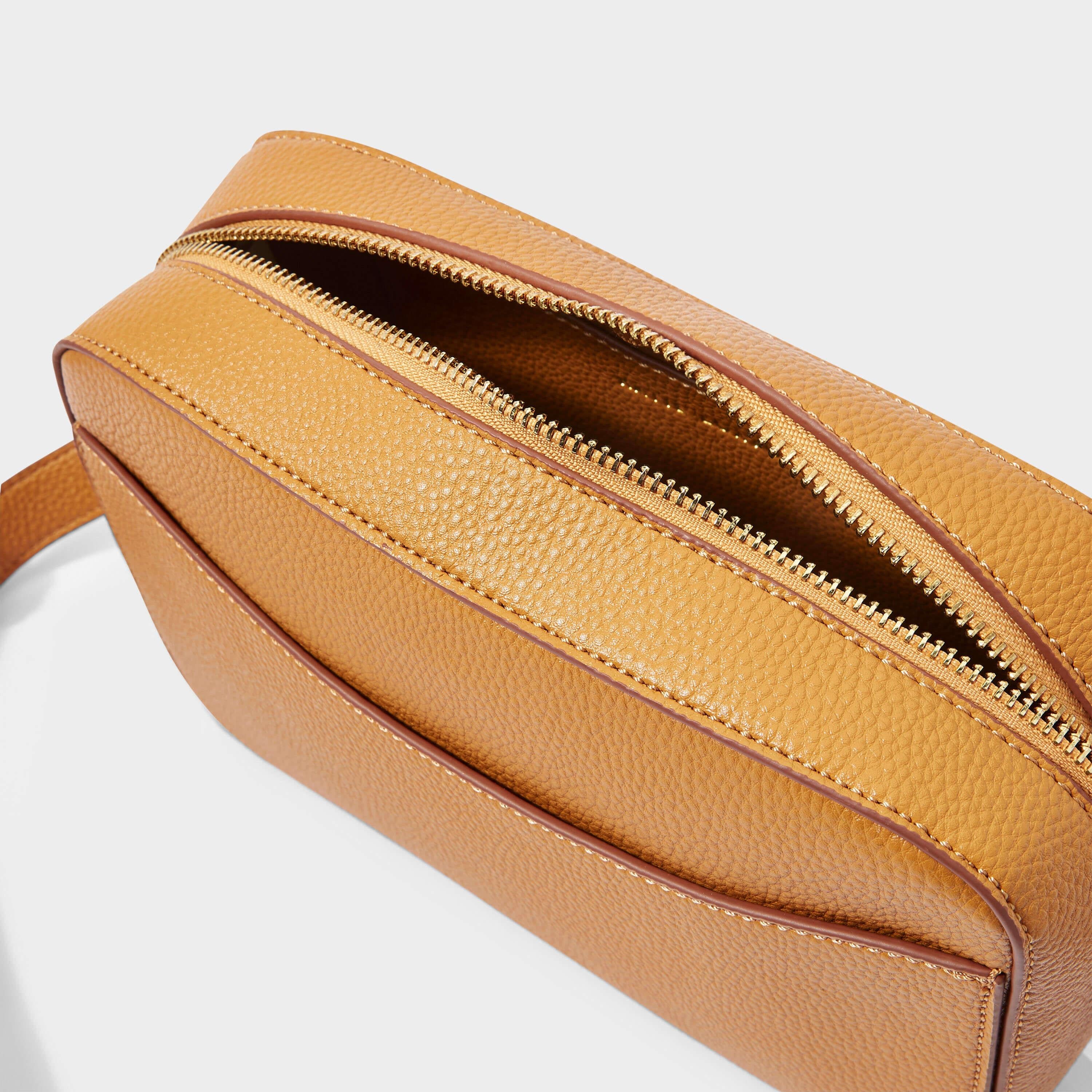 Cara Crossbody Bag | Dark Amber | 16 X 23 X 7.5cm