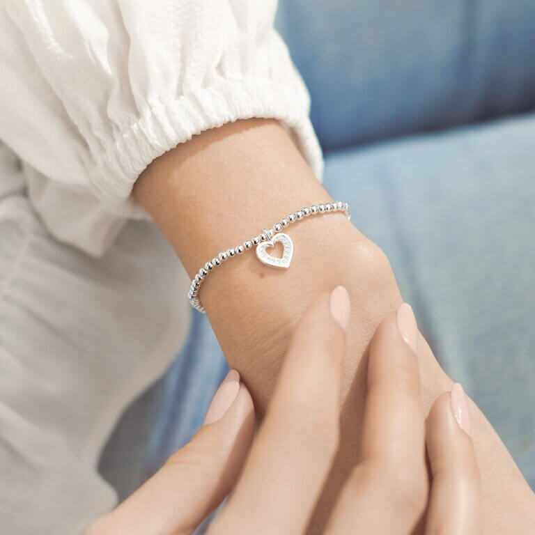 A Little | Be Your Own Kind Of Beautiful | Silver | Bracelet | 17.5cm Stretch