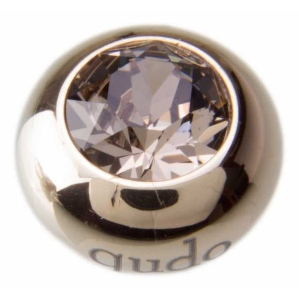 Famosa Gold 10mm Tondo Ring Top Greige