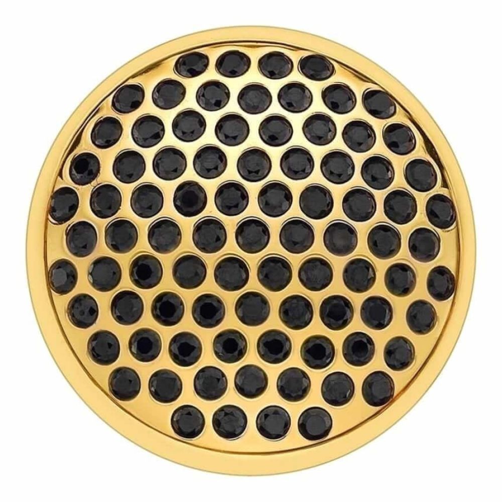 Yellow Gold Plate Alveare - 33mm