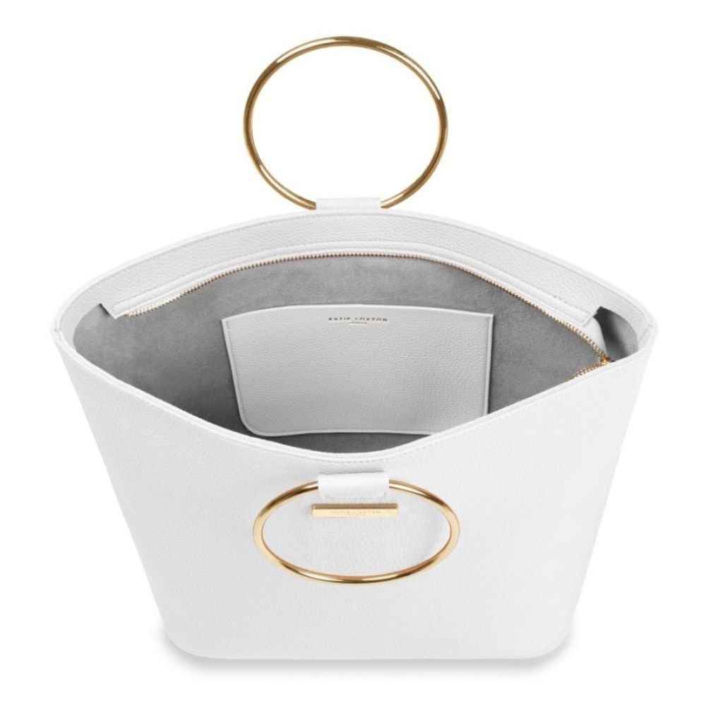 Suki Tote Bag - White - 32x39x13cm