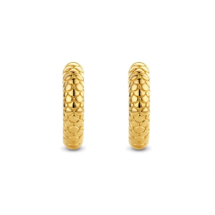 Two Tone Snake Pattern Earrings