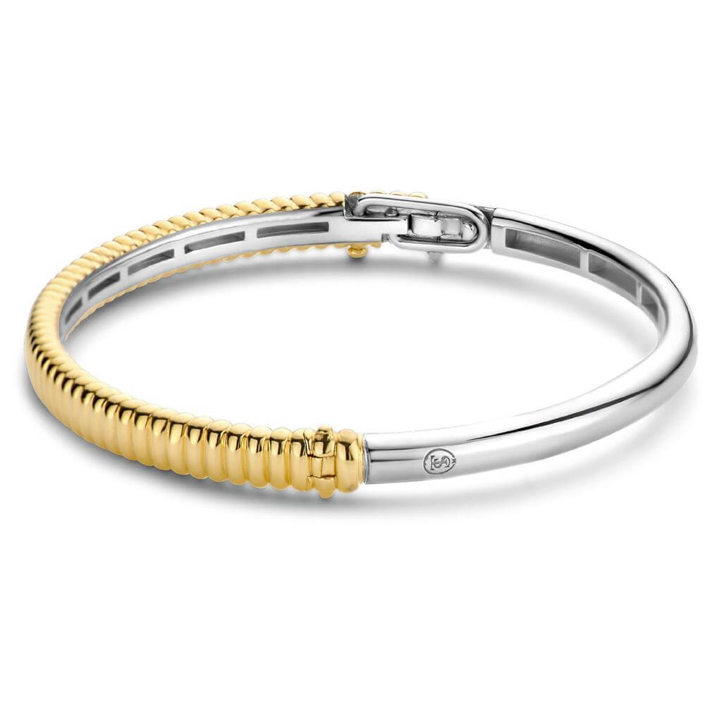 Silver & Gold Plated Bangle