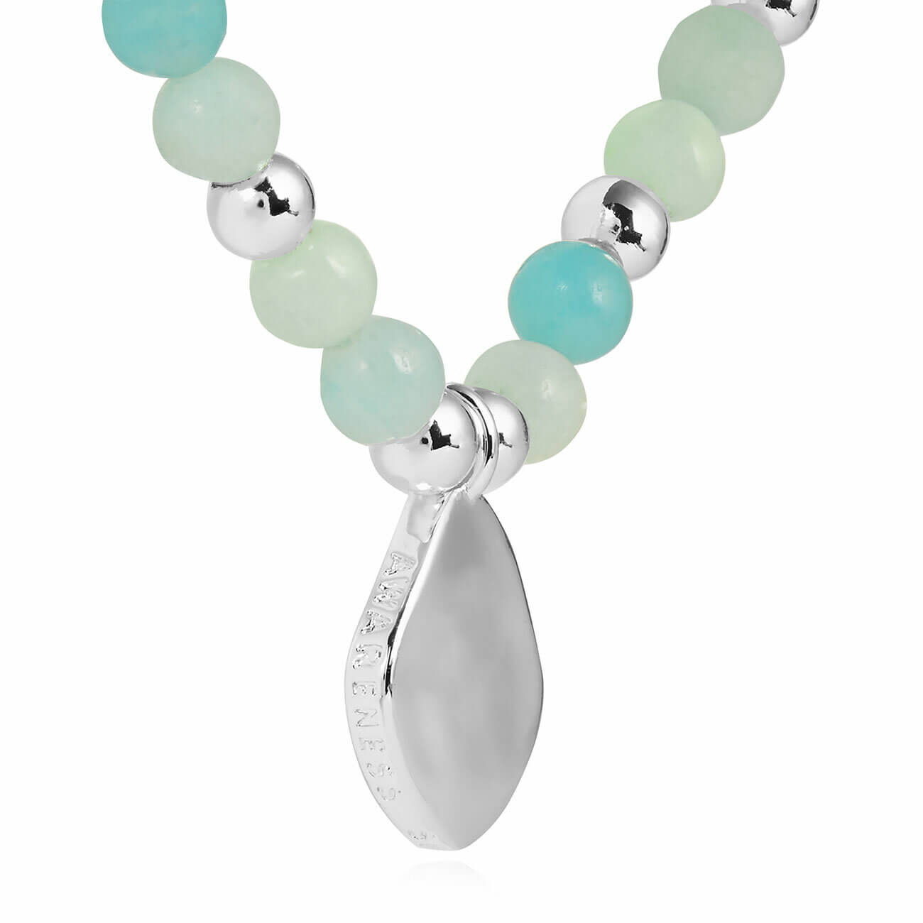 Wellness Gems | Silver | Amazonite Bracelet | 17.5cm Stretch
